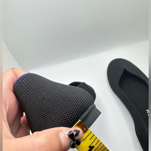 NEW Rothy’s The Flat Round Toe Knit Ballet Flat in Black Solid Women’s Sz 8 - Picture 10 of 10